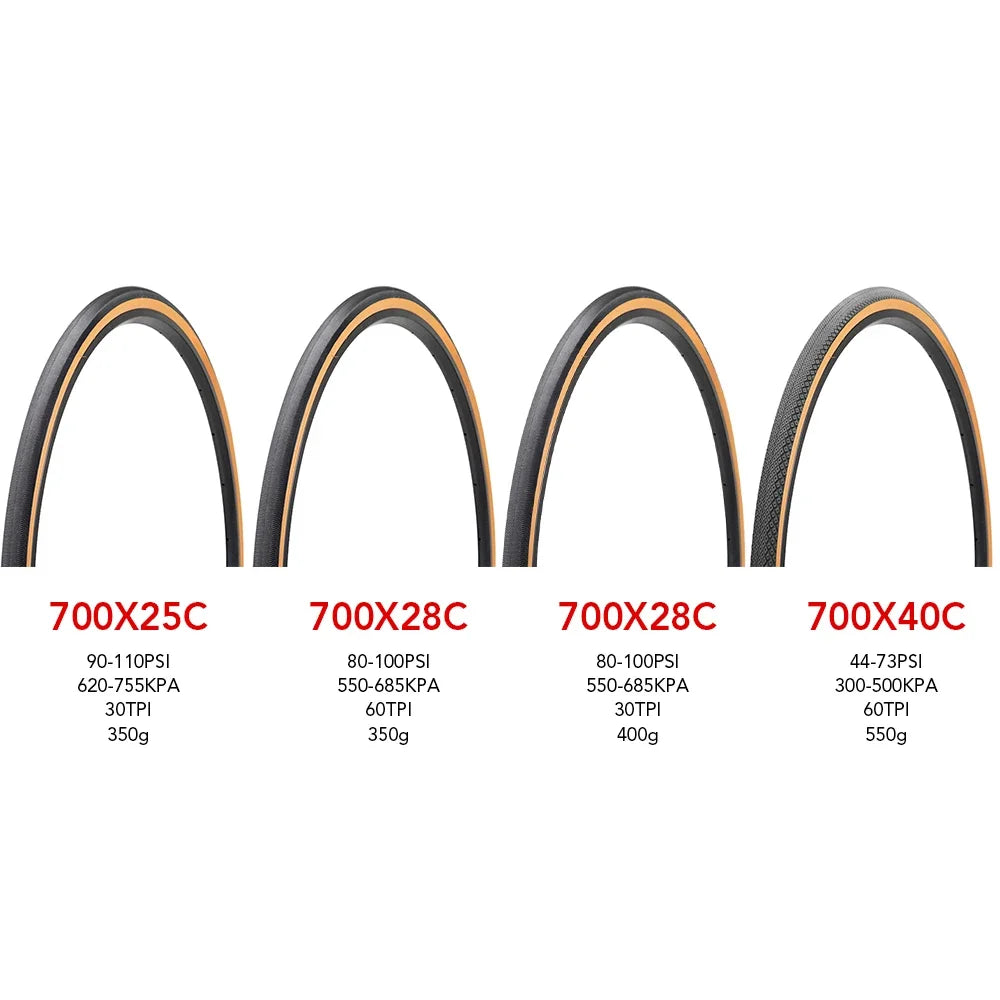 700x25/28/40C Road Bike Tire Bicycle Tire City Bike Leisure Riding Replacement Tire