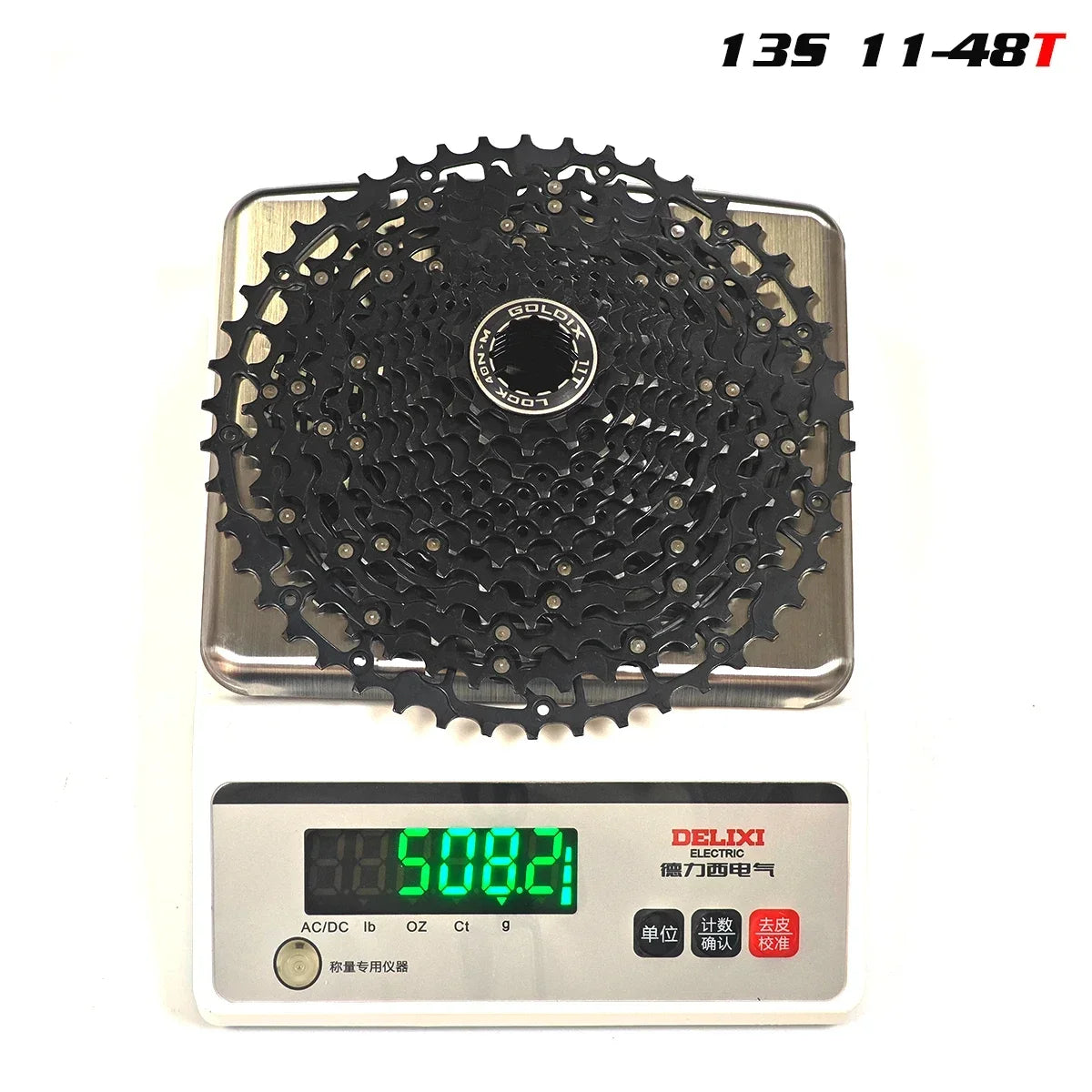 GOLDIX Ultralight Bicycle Cassettes Freewheel Carbon Steel Material 9/10/11/12/13 Speed HG Structure Sprocket for Mountain Bike