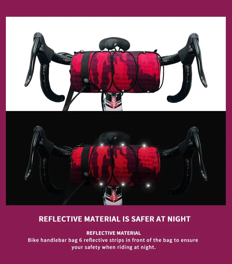 Bicycle front bag, chauffeur, large-capacity storage bag, outdoor waterproof cycling bag, mountain bike front bag Bicycle Bags