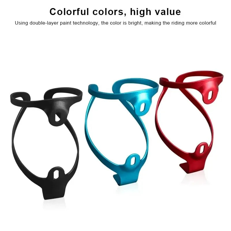 RIDERACE Bicycle Bottle Holder Ultralight Aluminium Alloy MTB Mountain Road Bike Water Kettle Cage Mount Cycling Accessories