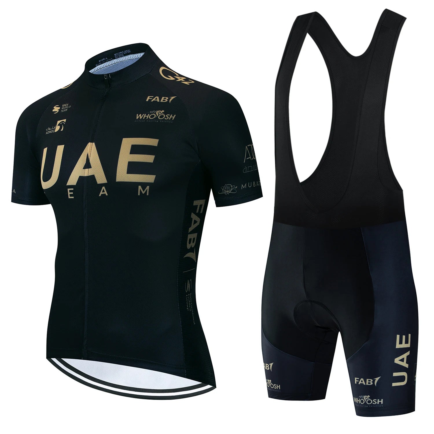 UAE Cycling Clothes Jersey Men Set Mtb Road Bike Uniform Shorts Man Mountain Complete 2024 Bib Men's Suit Cycle Spring Summer