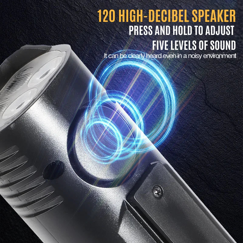 Bicycle Light Bike Light-sensing Intelligent Lighting Front Rear Lamp with High-decibel Horn Type-c Charging Cycling Light LED