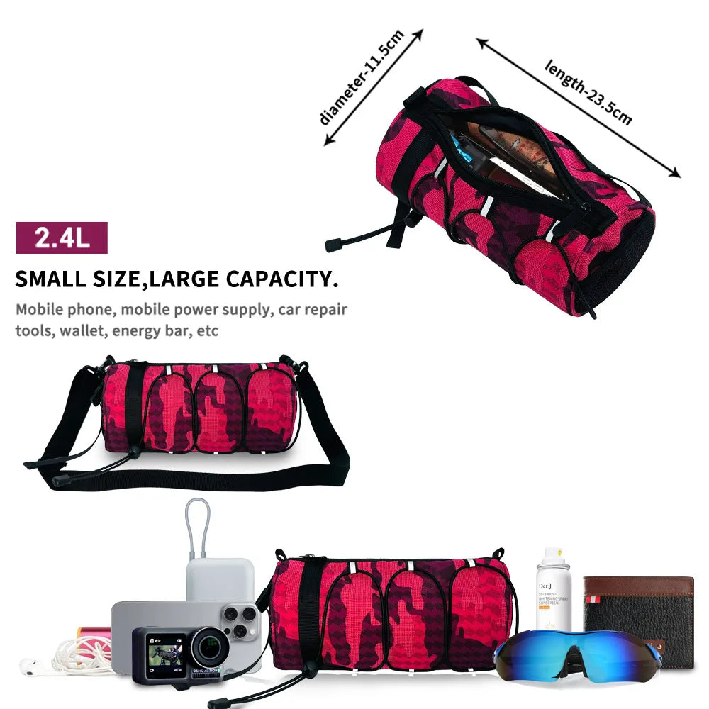 Bicycle front bag, chauffeur, large-capacity storage bag, outdoor waterproof cycling bag, mountain bike front bag Bicycle Bags