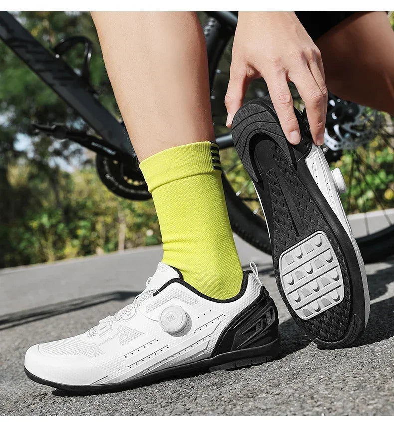 Road Cycling Shoes male Breathable Summer Self-Locking Cleat Non-slip Mountain Bicycle Shoe Men's spd racing Sneaker Lightweight
