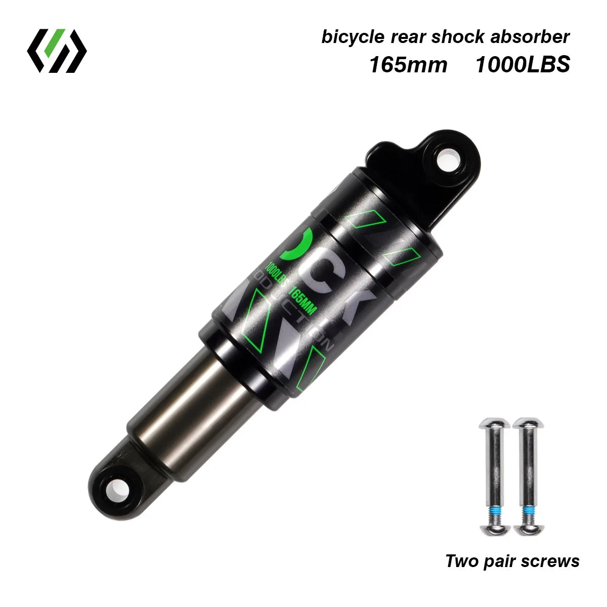 Bike Rear Shock Absorber, Bicycle Hydraulic Shock Absorbers, Suspension, 120mm, 125mm, 150mm, 165mm, 185mm, 190mm,200mm Dropship