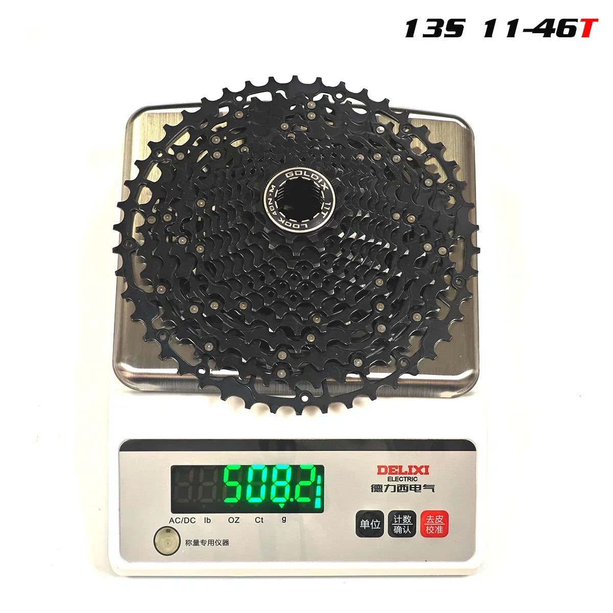 GOLDIX Ultralight Bicycle Cassettes Freewheel Carbon Steel Material 9/10/11/12/13 Speed HG Structure Sprocket for Mountain Bike