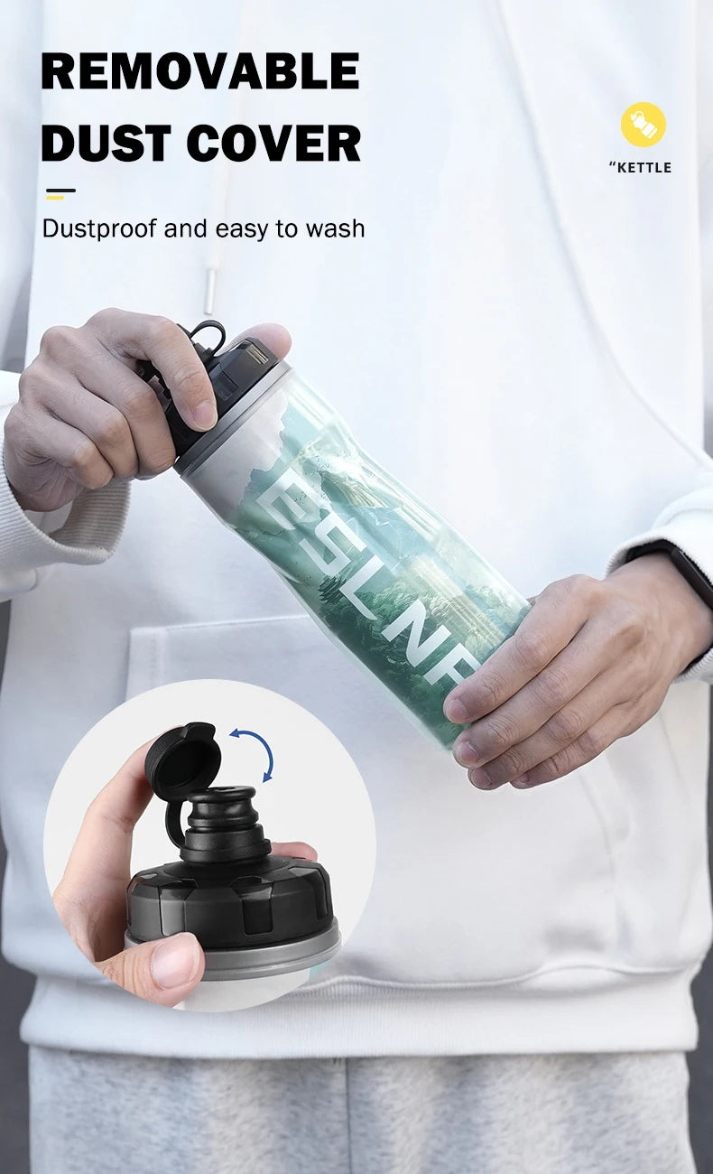 Insulated Keep Cold Cycling Water Bottle 610ML Big Capacity Road Bicycle Bottle Squeeze MTB Bottle Sports Drinking Bottle