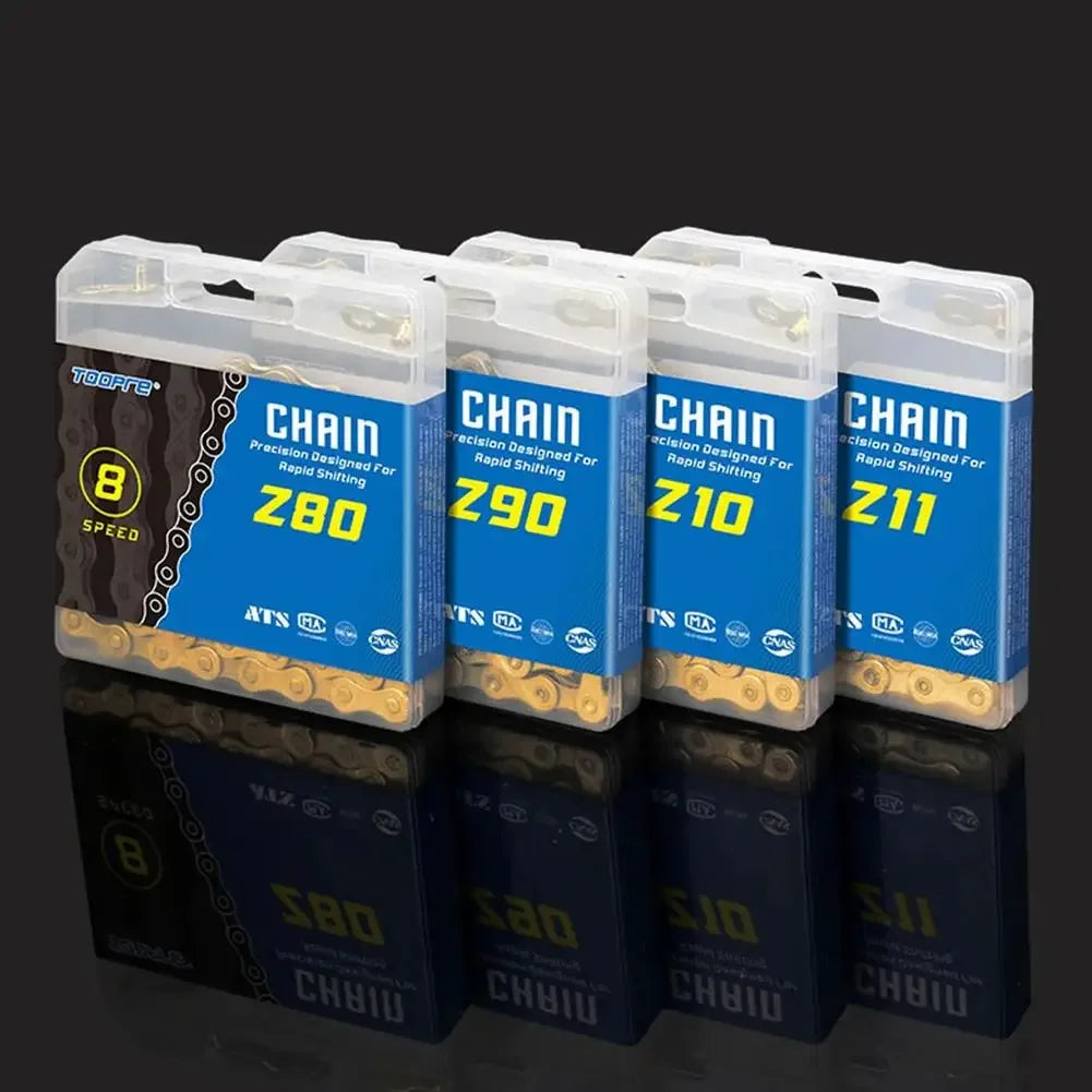 Bicycle Chain 6 7 8 9 10 11 12 Speed Variable Mountain Road Bike Anti-rust Electroplated Gold Chains Cycling Durable Accessories