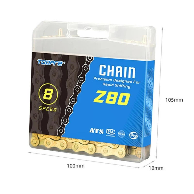 Bicycle Chain 6 7 8 9 10 11 12 Speed Variable Mountain Road Bike Anti-rust Electroplated Gold Chains Cycling Durable Accessories