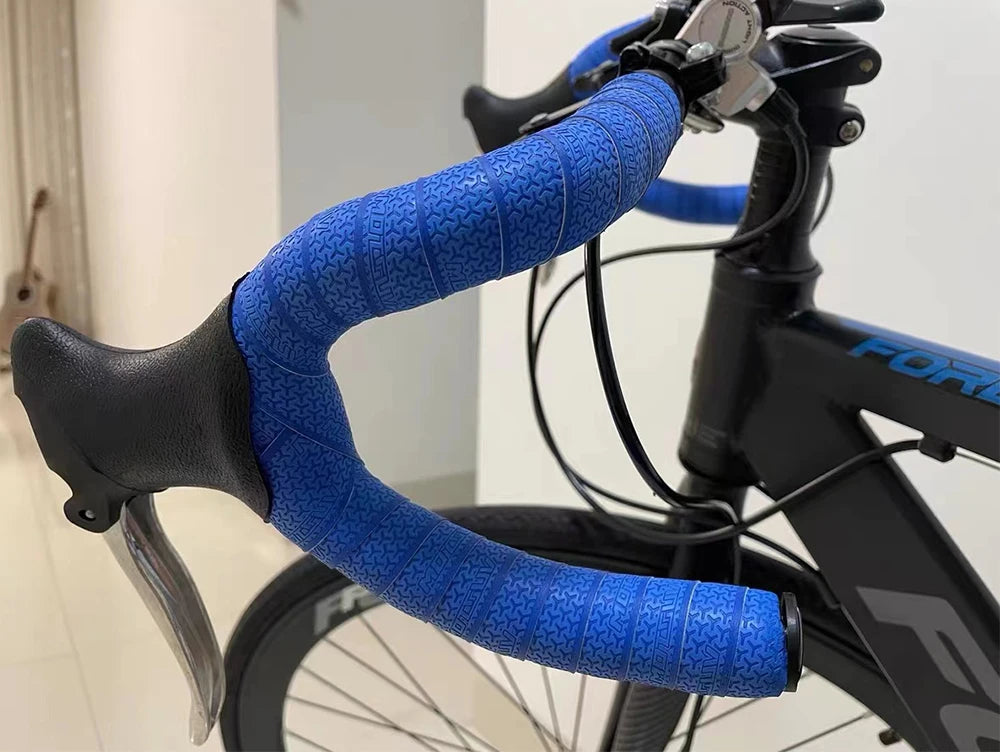 1Pair  Road Bike Handlebar Tape Anti Slip Silica Gel Handlebar Tape Shock Absorption Cycling Bar Tape Bicycle Accessories