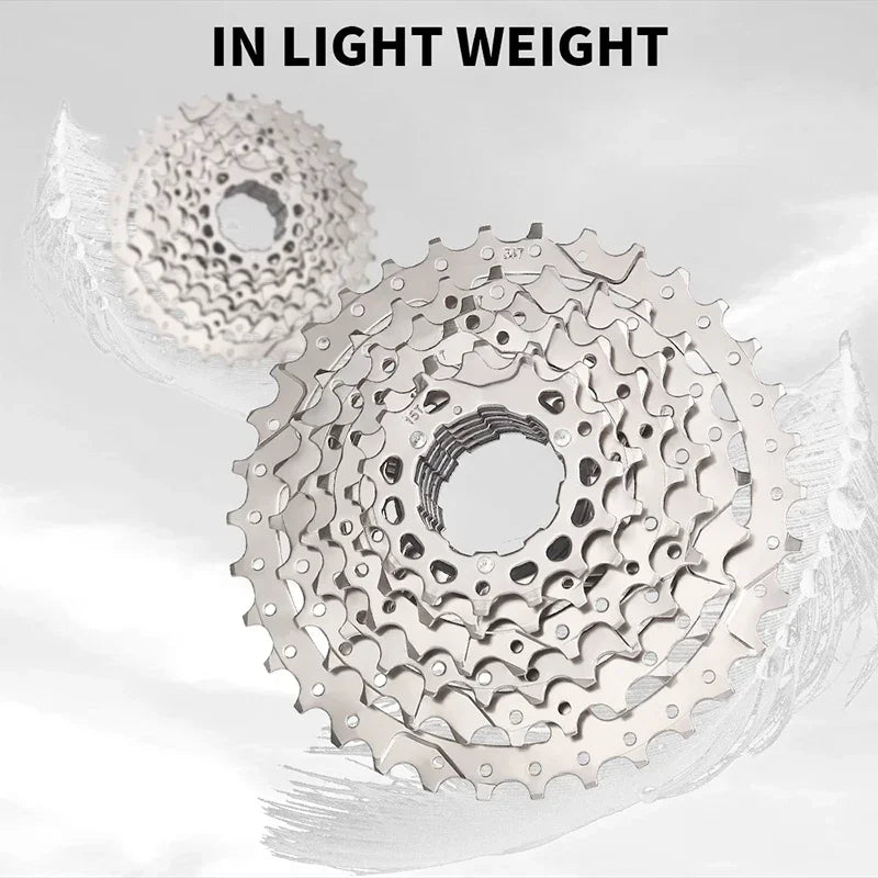 BUCKLOS Bicycle Cassette 10 speed MTB cassette K7 Road Bike Freewheel 25T 28T 32T 34T 36T 40T 10V Bike Cassettes Flywheel For HG