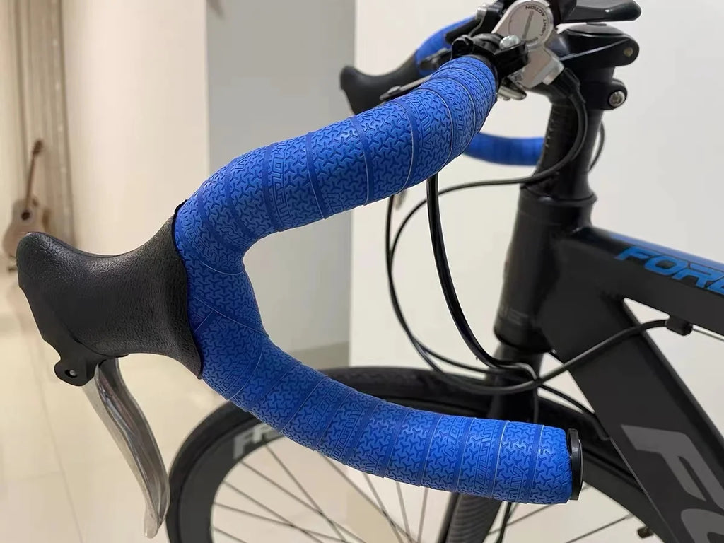 1Pair  Road Bike Handlebar Tape Anti Slip Silica Gel Handlebar Tape Shock Absorption Cycling Bar Tape Bicycle Accessories