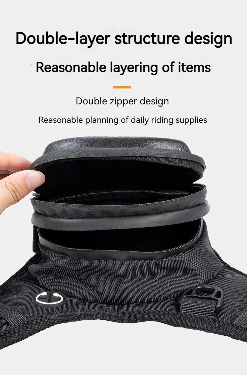 Bicycle Leg Side Bag EVA Hard Shell Outdoor Casual Waist Bags bike Mobile Phone Purse Hip Bum Pack Cycling Leg Bag  Bicycle Bag