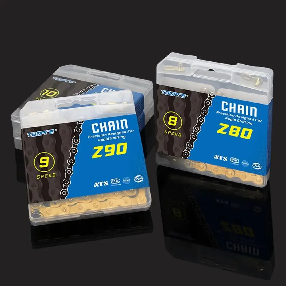 Bicycle Chain 6 7 8 9 10 11 12 Speed Variable Mountain Road Bike Anti-rust Electroplated Gold Chains Cycling Durable Accessories