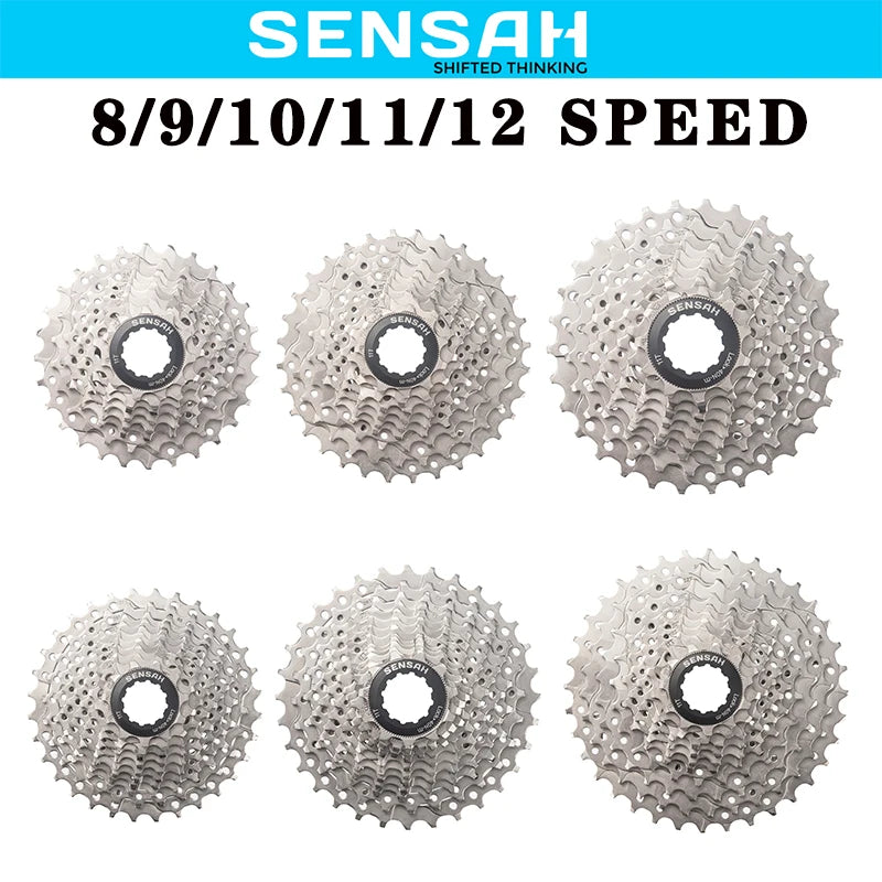 SENSAH 8/9/10/11 Speed Road Bike Cassette 11V 23T/25T/28T/30T/32T/34T/36T Bicycle Freewheel K7 10S Flywheel for HG Hub