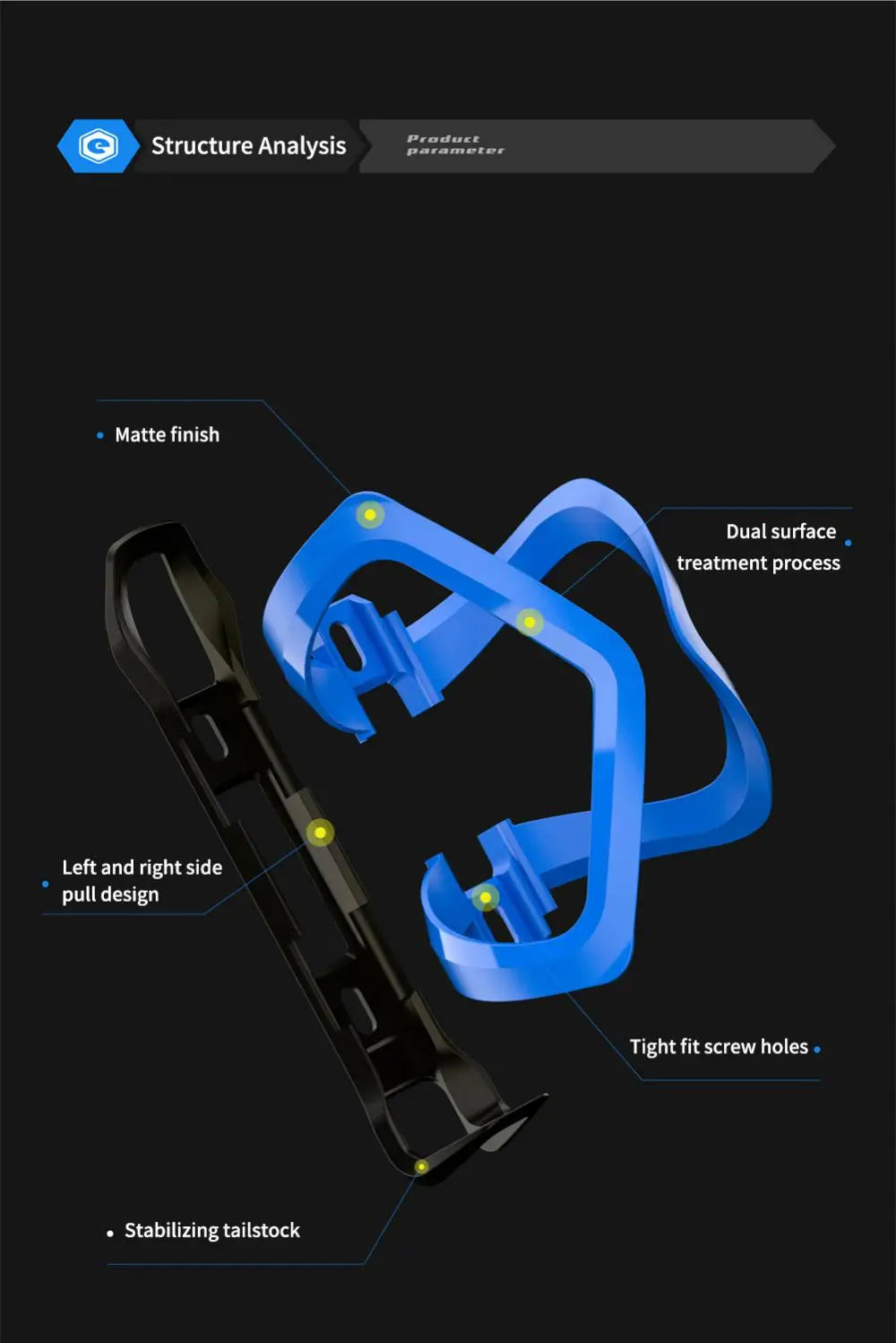 Bicycle Bottle Cage Road Mountain Bike Bottle Cage Riding Water Cup Holder Multi-functional Left And Right Side Pull Bottle Cage