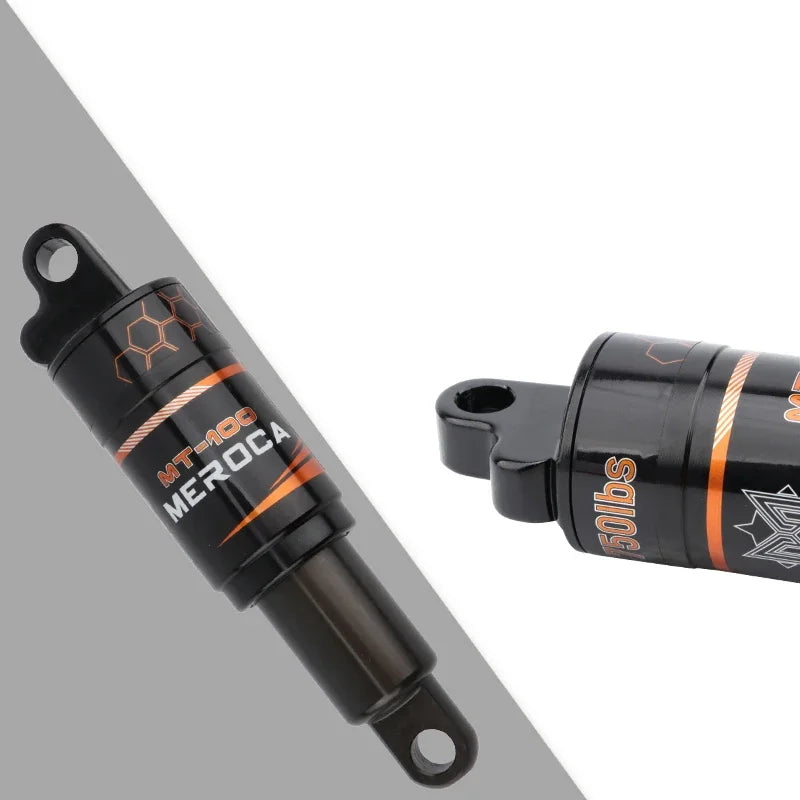 MEROCA Bicycle Rear Shock Absorber 125/150/165/190mm Electric Scooter Shock Absorber Mountain Bike Oil Spring Shock Absorber