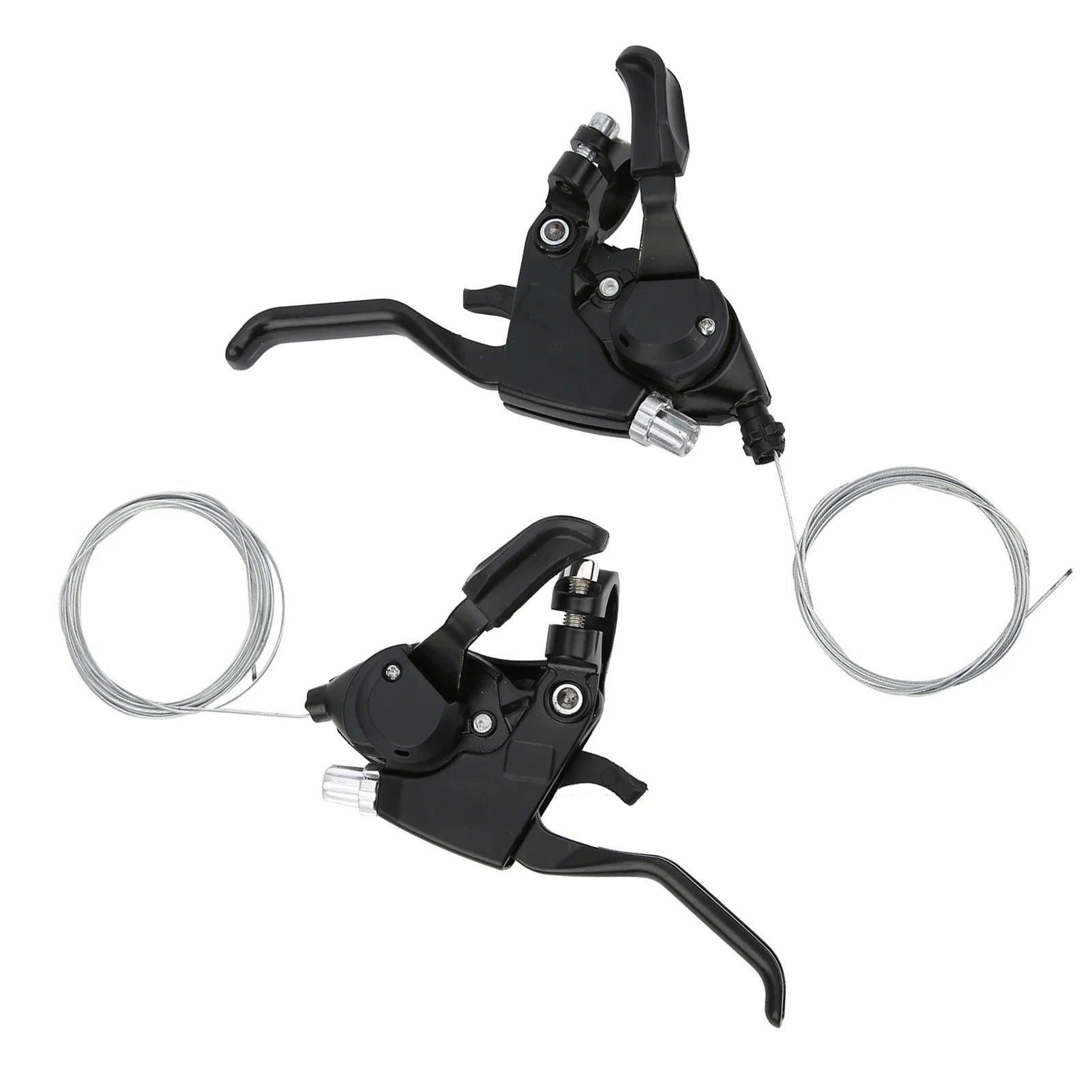 Brake Gear Shifter 1Pair 3x7 21 Speed Brake and Shifter Levers Combination Set with Gear Cable Shifter Brake Set for Bicycle