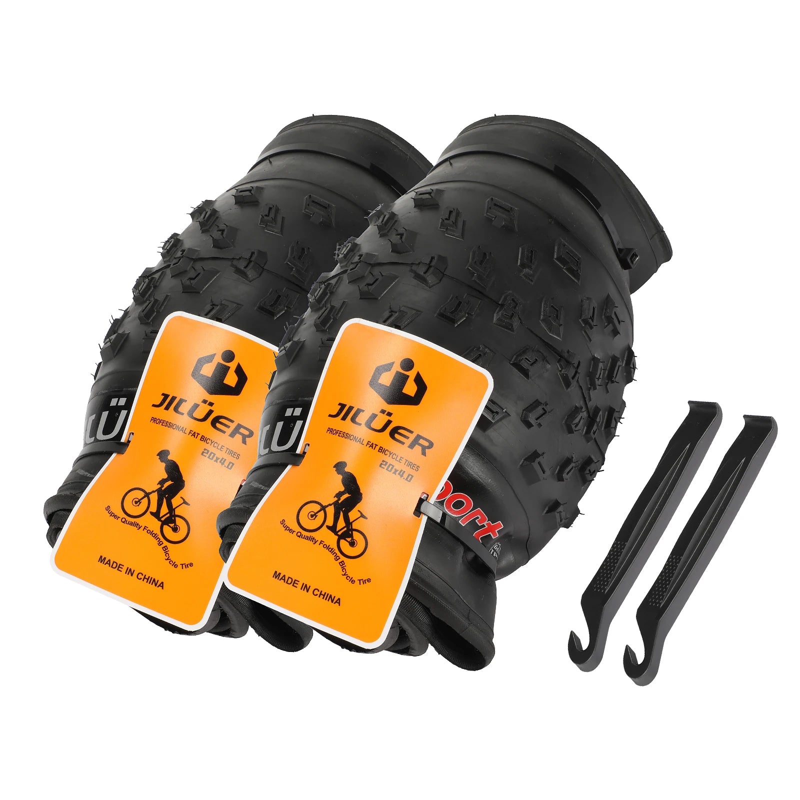 Fat Bike Replacement Tires - 20x4.0 & 26x4.0 Inch Puncture-Resistant Folding Wide Tires for MTB, Sand, Beach, and Snow Bicycle