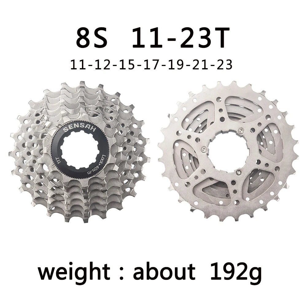 SENSAH 8/9/10/11 Speed Road Bike Cassette 11V 23T/25T/28T/30T/32T/34T/36T Bicycle Freewheel K7 10S Flywheel for HG Hub