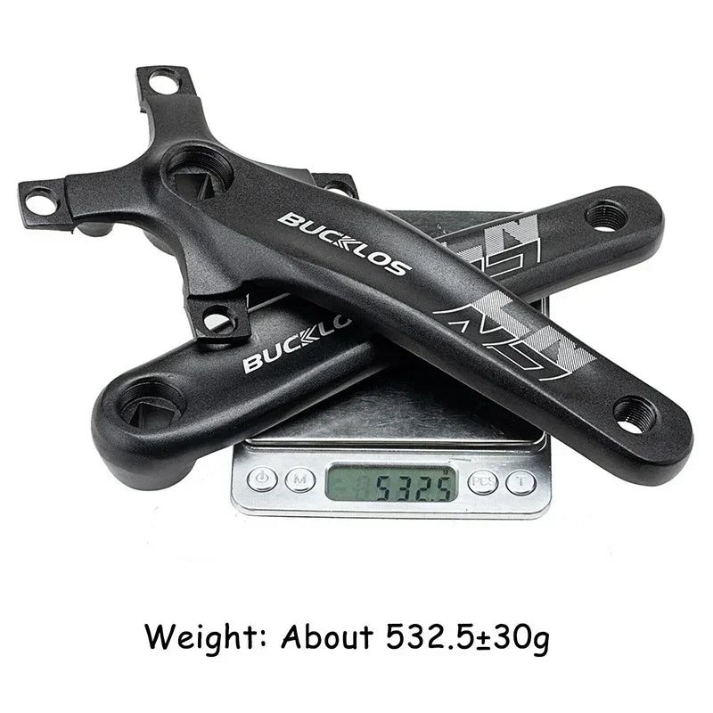 BUCKLOS Mtb Crankset 104/64 BCD Bicycle Crankset 3*9S 3*10S Triple Crank Set Square Crank with Chainwheel Cycling Parts