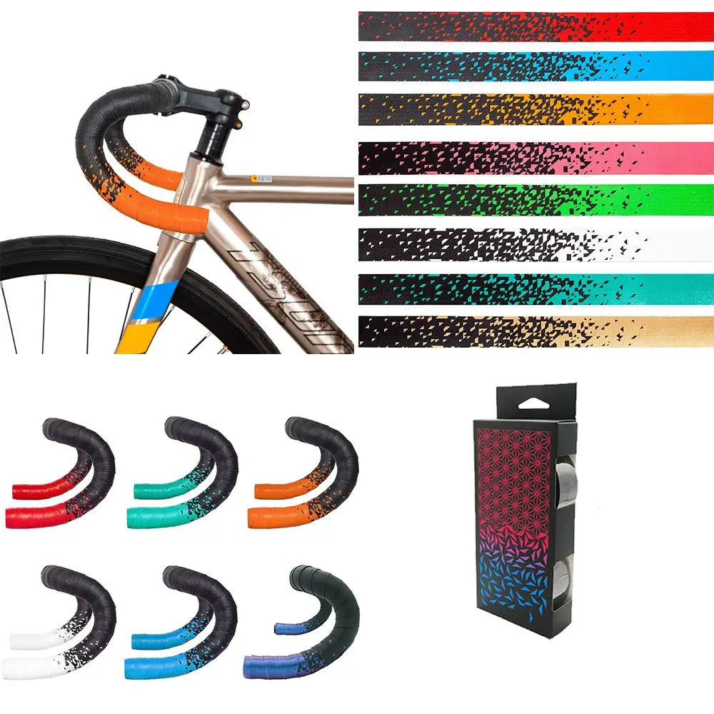 Bicycle Handlebar Tape Anti-Vibration EVA Bent Cycling Road Bike Tapes Racing Breathable Non-Slip Handlebar Belt Bike Accessor