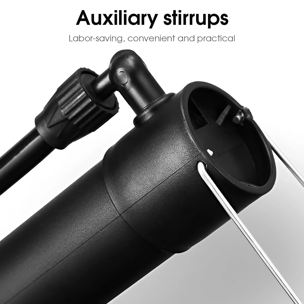 Manual Bicycle Air Pump Portable Bicycle Tire Air Pump Floor Air Pump Suitable for Bicycle Tires Ball Inflation