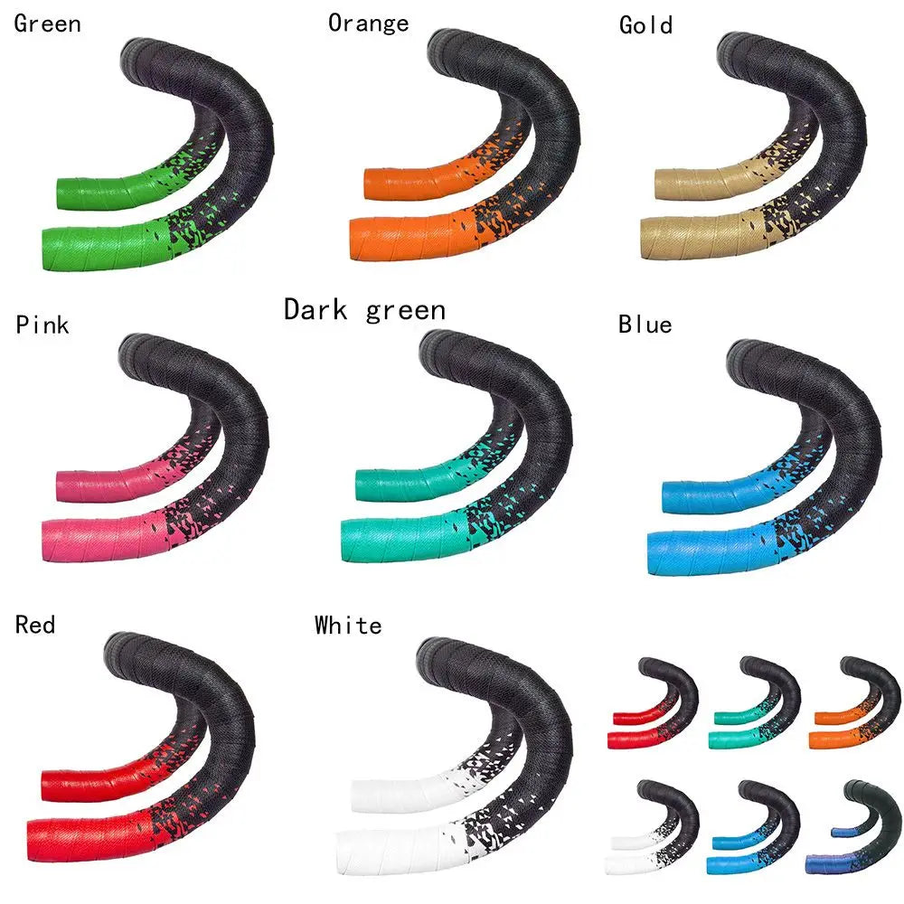 Bicycle Handlebar Tape Anti-Vibration EVA Bent Cycling Road Bike Tapes Racing Breathable Non-Slip Handlebar Belt Bike Accessor