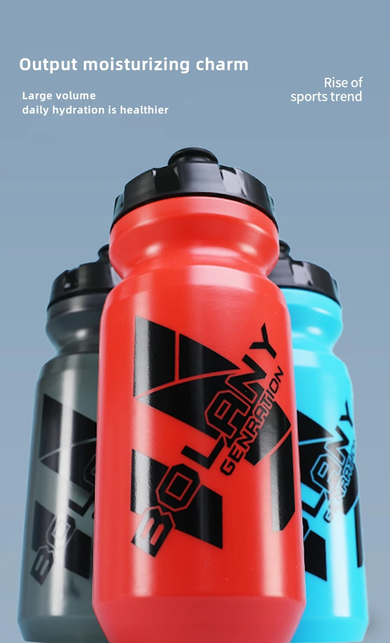 Bicycle Water Bottle PP5 Lightweight Squeeze-type Running Cycling Kettle BPA-Free Leak-Proof 610ML Mountain Road Bike Bottle