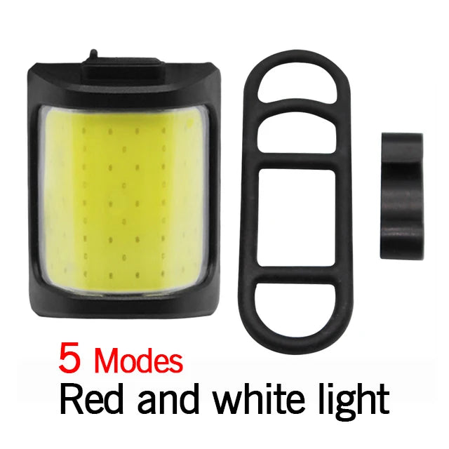 Bike Lights for Night Riding Bicycle Tail Light USB Rechargeable 200 Lumens Warning Light Rear Easy to Install Cycling Lamp