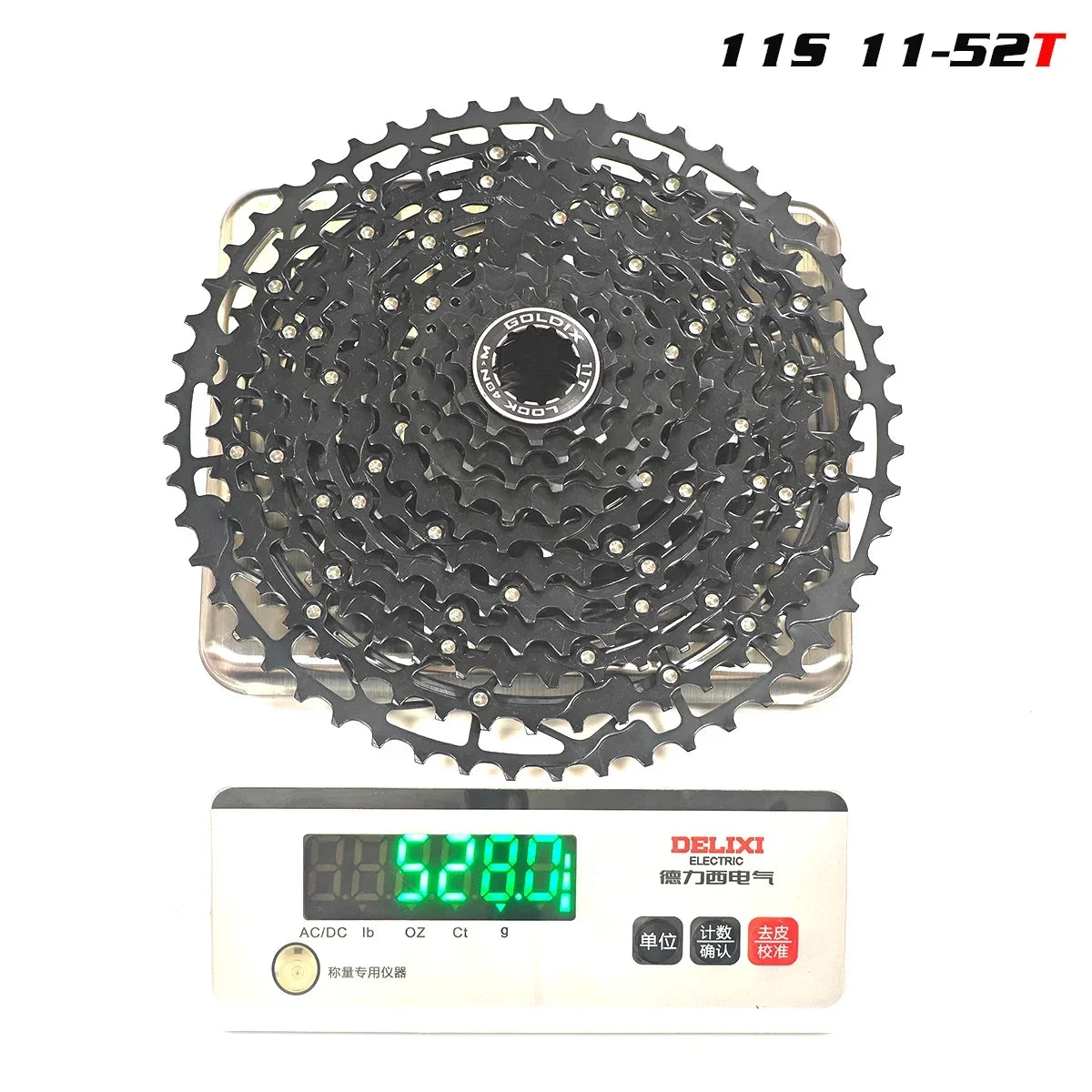 GOLDIX Ultralight Bicycle Cassettes Freewheel Carbon Steel Material 9/10/11/12/13 Speed HG Structure Sprocket for Mountain Bike