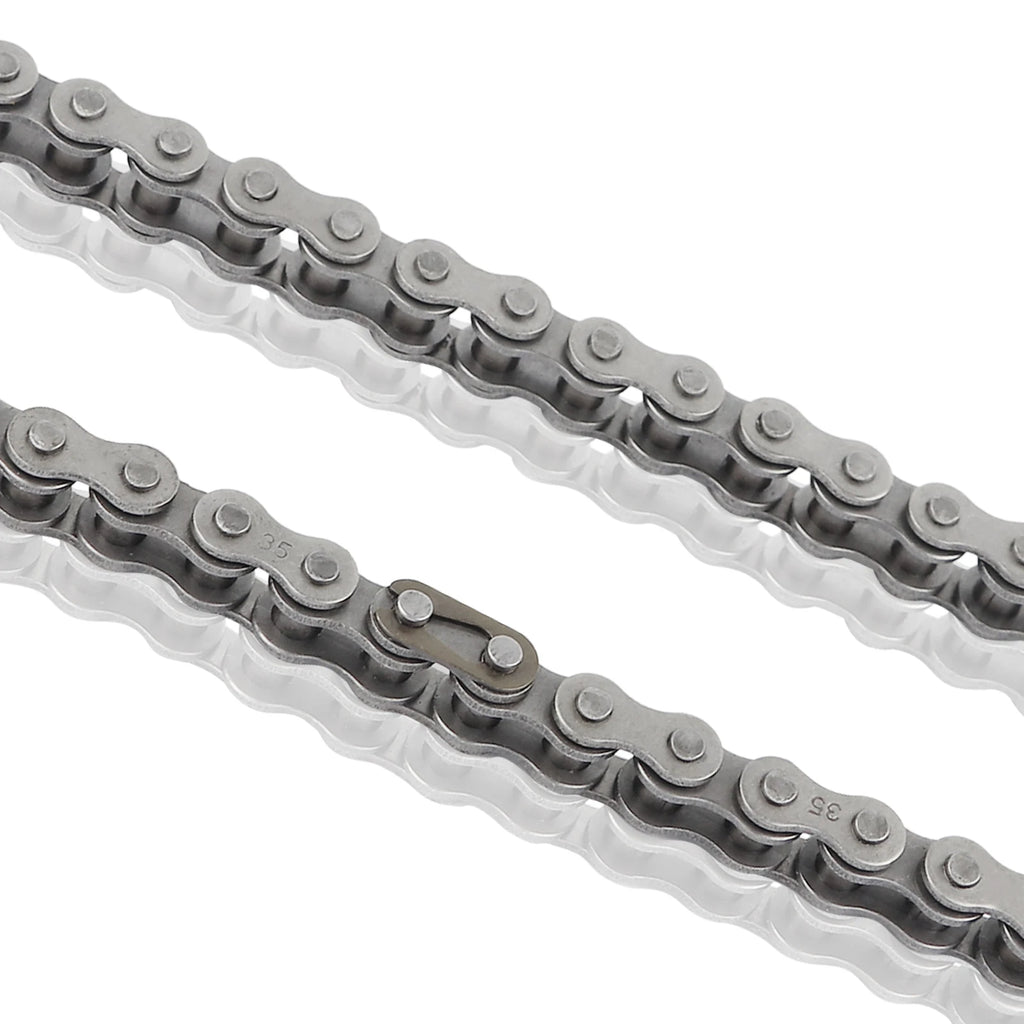 Universal #35 Drive Chain Roller Chain 5 Feet 160 Links Motorized Bike Chain for Bicycles Mini Bikes Motorcycles Scooter