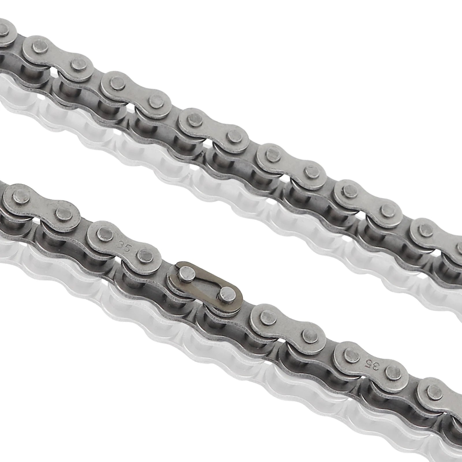 Universal #35 Drive Chain Roller Chain 5 Feet 160 Links Motorized Bike Chain for Bicycles Mini Bikes Motorcycles Scooter