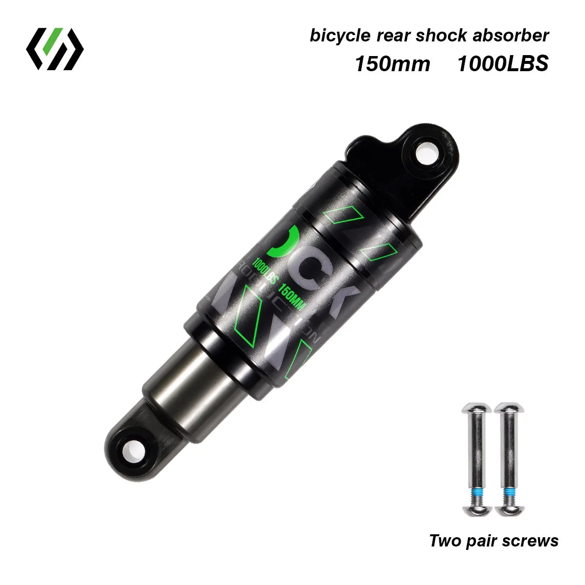 Bike Rear Shock Absorber, Bicycle Hydraulic Shock Absorbers, Suspension, 120mm, 125mm, 150mm, 165mm, 185mm, 190mm,200mm Dropship