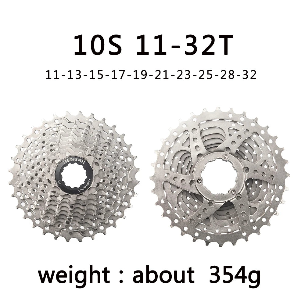 SENSAH 8/9/10/11 Speed Road Bike Cassette 11V 23T/25T/28T/30T/32T/34T/36T Bicycle Freewheel K7 10S Flywheel for HG Hub